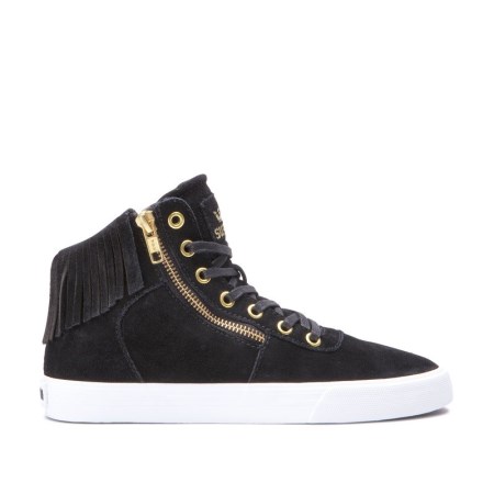 Supra Cuttler Svart Høye Sneakers Dame [NO-1-L079]
